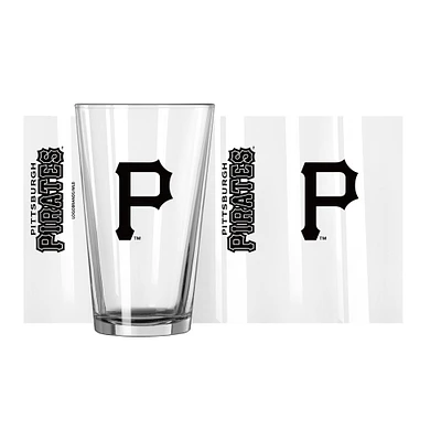 Pittsburgh Pirates 16oz. Team Wordmark Game Day Pint Glass