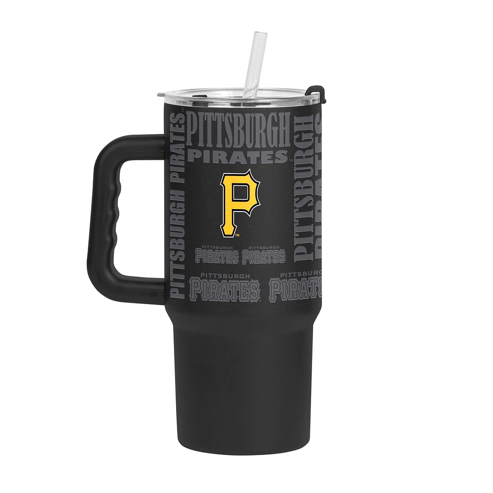 Verre à vin avec revêtement en poudre Replay de 24 oz des Pirates de Pittsburgh