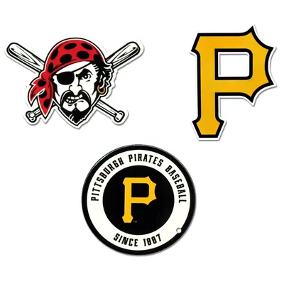 Pittsburgh Pirates 3-Pack Steel Magnet Set