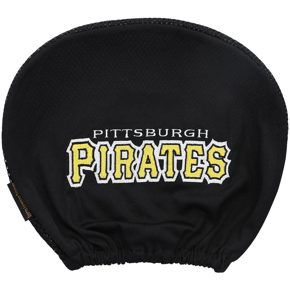 Pack de 2 housses d'appuie-tête noires des Pirates de Pittsburgh