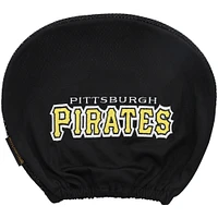 Pack de 2 housses d'appuie-tête noires des Pirates de Pittsburgh