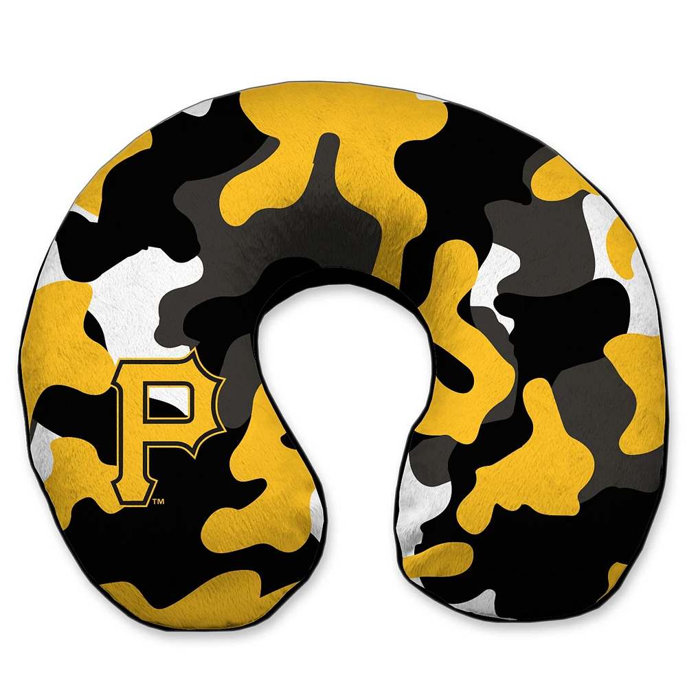 Oreiller de voyage en mousse viscoélastique camouflage Pirates de Pittsburgh