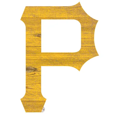 Pittsburgh Pirates 24'' x 24'' Distressed Logo Cutout Sign