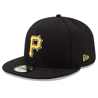 Pittsburgh Pirates New Era Authentic Collection On Field 59FIFTY - Fitted Structured Hat Black