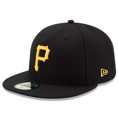 Pittsburgh Pirates New Era Game Authentic Collection On-Field 59FIFTY - Chapeau ajusté Noir