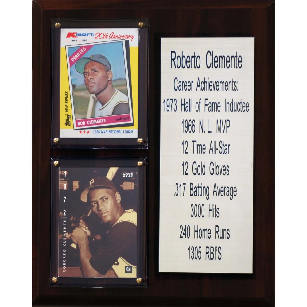 Men's Roberto Clemente White Pittsburgh Pirates Home Replica Player Name  Jersey