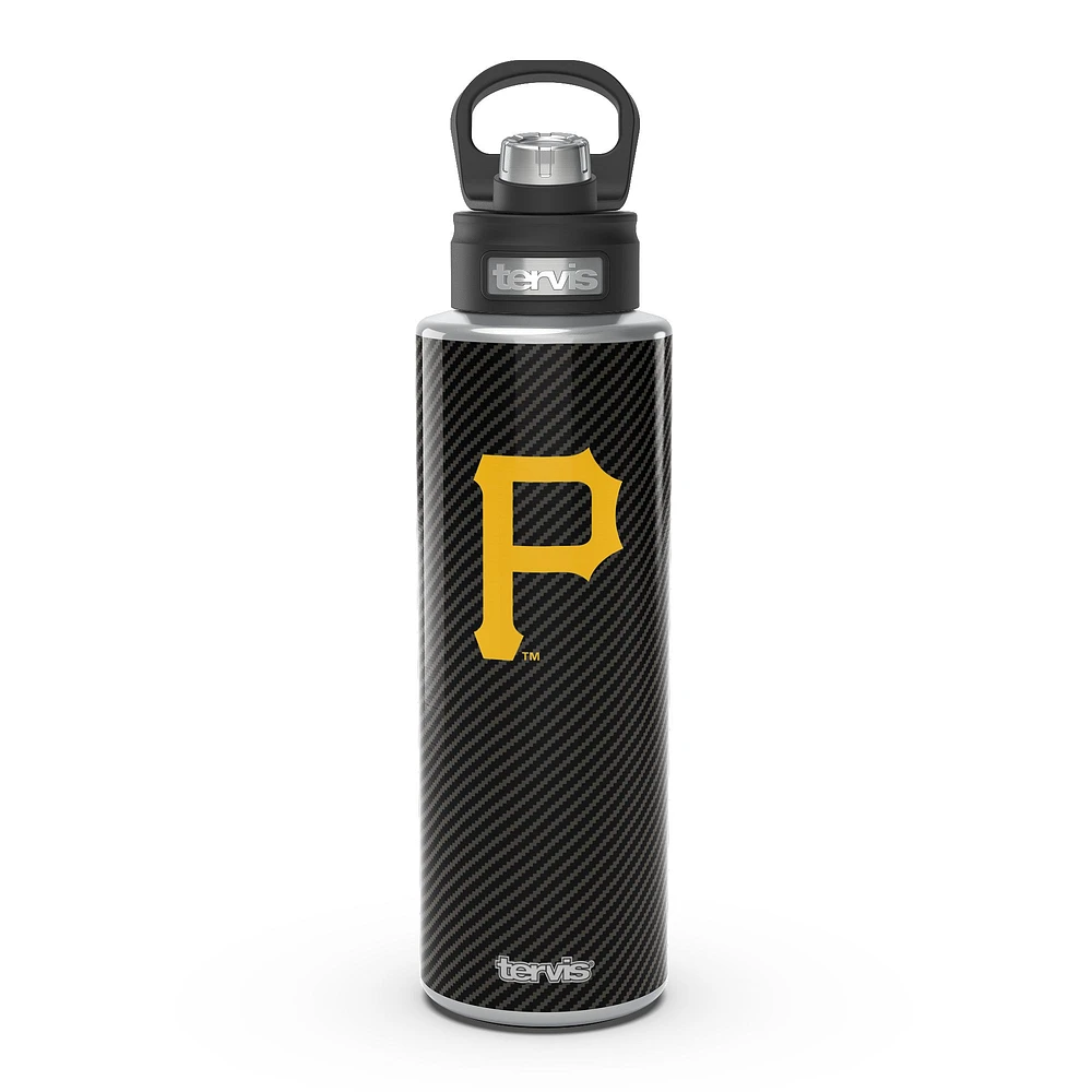 Tervis Pittsburgh Pirates 40oz. Carbon Fiber Wide Mouth Water Bottle