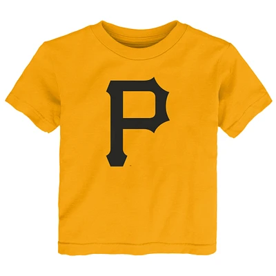 Toddler  Gold Pittsburgh Pirates Primary Logo T-Shirt