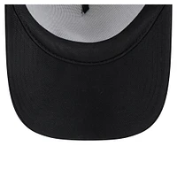 Toddler New Era  White/Black Pittsburgh Pirates Painted A-Frame 9FORTY Trucker Adjustable Hat