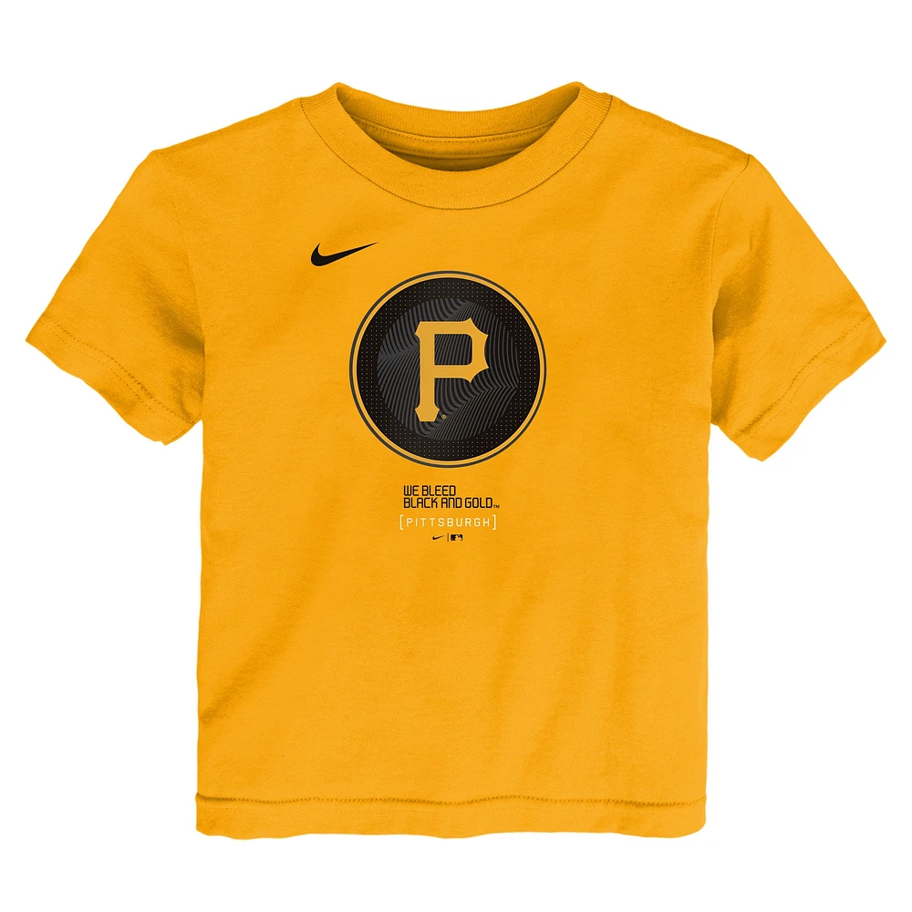 Toddler Nike  Gold Pittsburgh Pirates City Connect T-Shirt