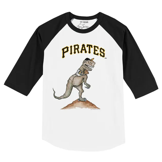 Lids Pittsburgh Pirates Tiny Turnip Women's Base Stripe T-Shirt - White