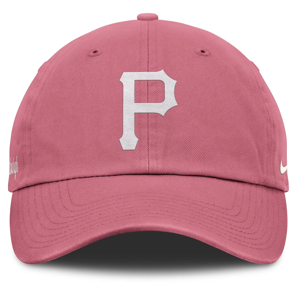 Unisex Nike Pink Pittsburgh Pirates Club Adjustable Hat