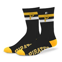 Unisex Starter Pittsburgh Pirates Team Color Two-Stripe Crew Socks