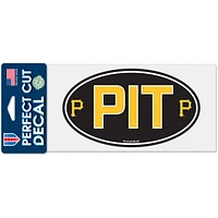 WinCraft Pittsburgh Pirates 4" x 8" Perfect Cut Decal