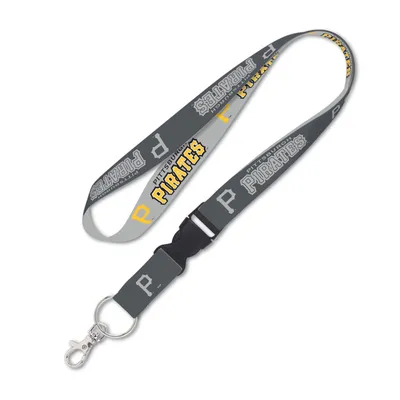 Pittsburgh Pirates WinCraft Charcoal Buckle Lanyard