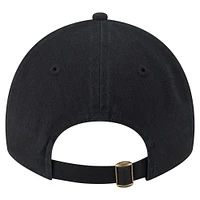 Casquette ajustable 9TWENTY Preppy Team des Pirates de Pittsburgh de New Era pour femme, noire