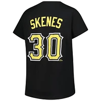 Women's Profile Paul Skenes Black Pittsburgh Pirates Plus Name & Number V-Neck T-Shirt