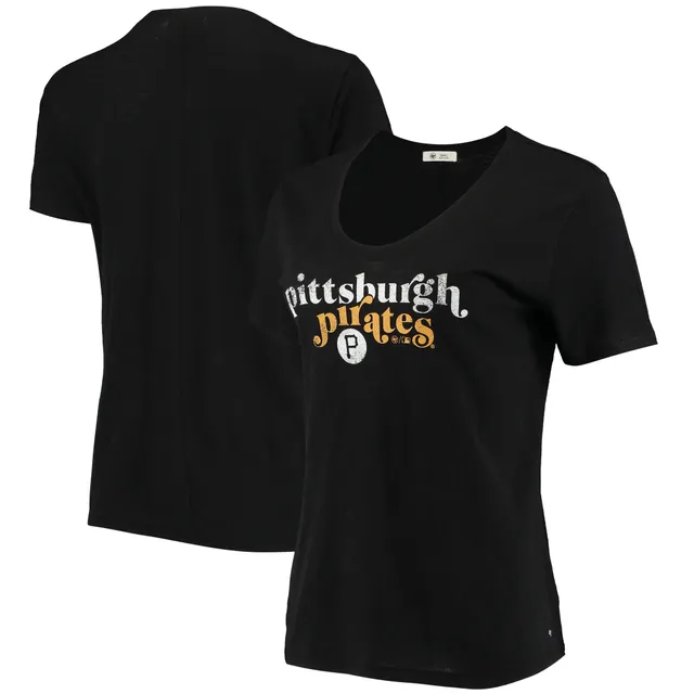 Lids Pittsburgh Pirates Levelwear Women's Birch T-Shirt - Black