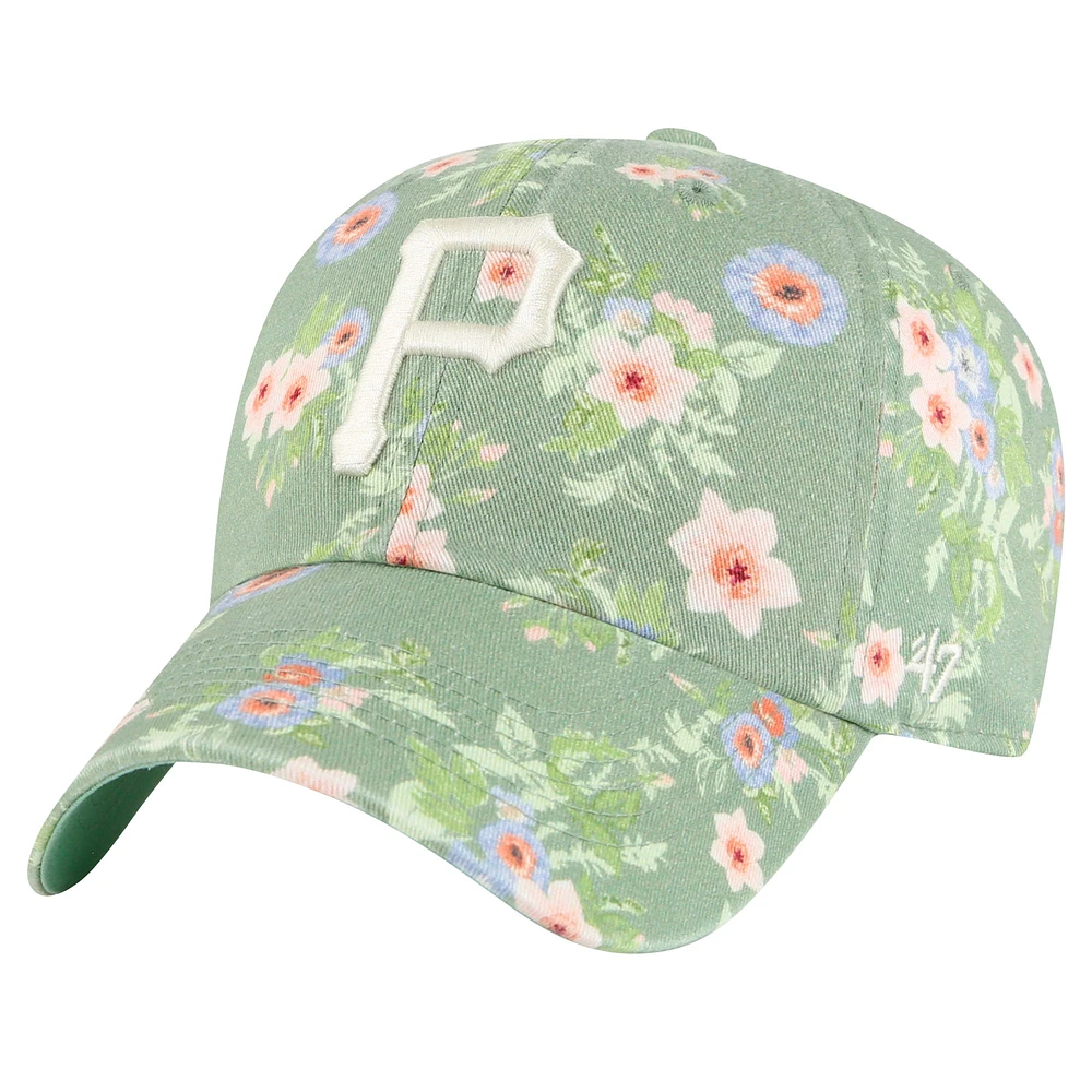 Casquette réglable '47 verte Pittsburgh Pirates Meadow Garden Clean Up pour femmes