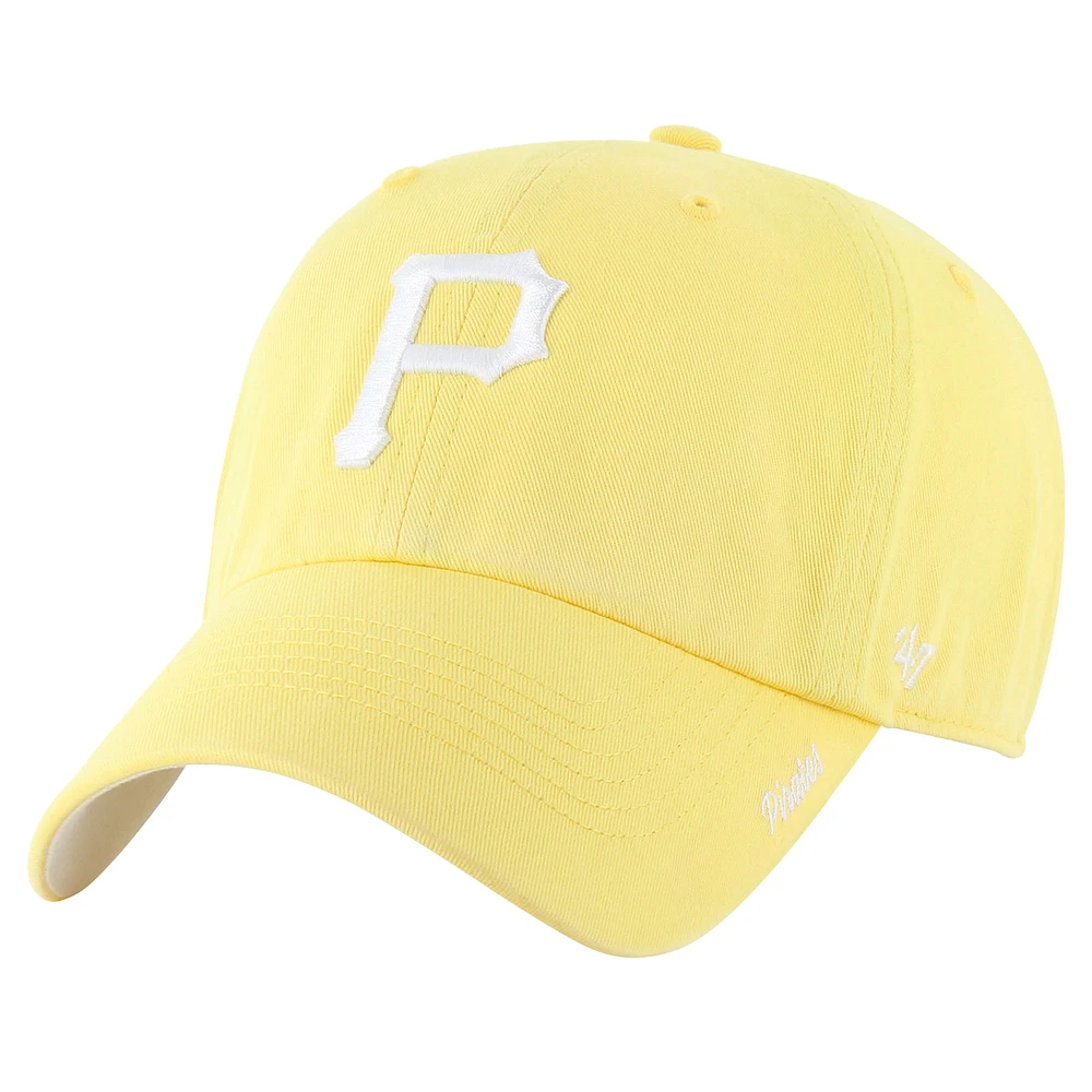 Casquette ajustable Luminance Cheer Clean Up des Pirates de Pittsburgh jaune '47 pour femme