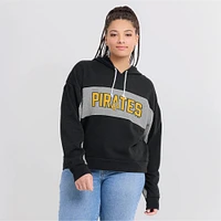 Women's Fanatics Black Pittsburgh Pirates Filled Stat Sheet Pullover Hoodie