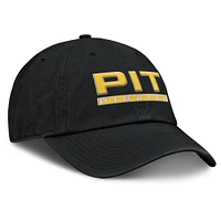 Women's Fanatics Black Pittsburgh Pirates Fly Out Adjustable Hat