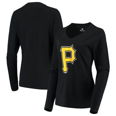 Pittsburgh Steelers Fanatics Branded Women's Plus Size Primary Logo Long  Sleeve T-Shirt - Black