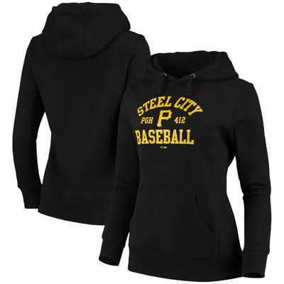 Pittsburgh Steelers Fanatics Branded Women's Lock It Down Pullover Hoodie -  Black/Gold