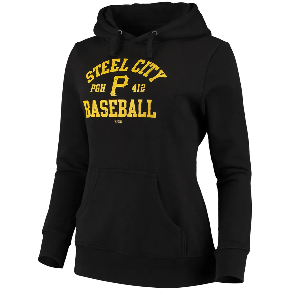 Women's Fanatics Branded Black Pittsburgh Pirates Official Logo