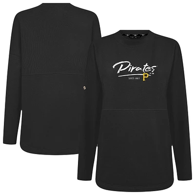 Sweat-shirt à capuche noir Accolade Beaudry Express des Pirates de Pittsburgh pour femme Levelwear