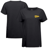 Women's Levelwear Black Pittsburgh Pirates Influx Rafters T-Shirt