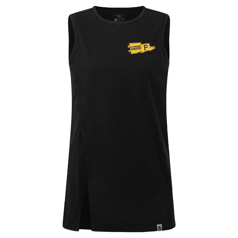 Débardeur noir Influx Rafters des Pirates de Pittsburgh pour femme Levelwear