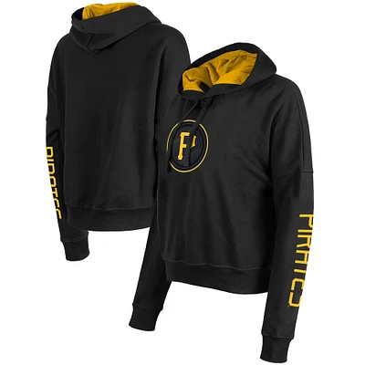 Women's New Era Black Pittsburgh Pirates City Connect Pullover Hoodie