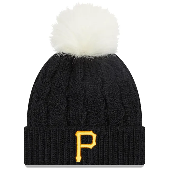 Lids Pittsburgh Steelers New Era Women's Luxe Cuffed Knit Hat with Pom -  Black