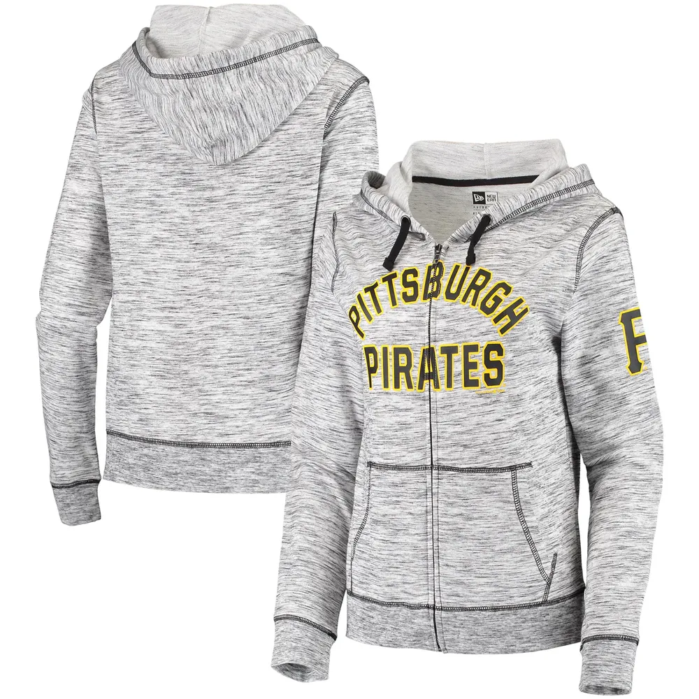 New Era Women's Cream Pittsburgh Steelers Sherpa Full-Zip Jacket