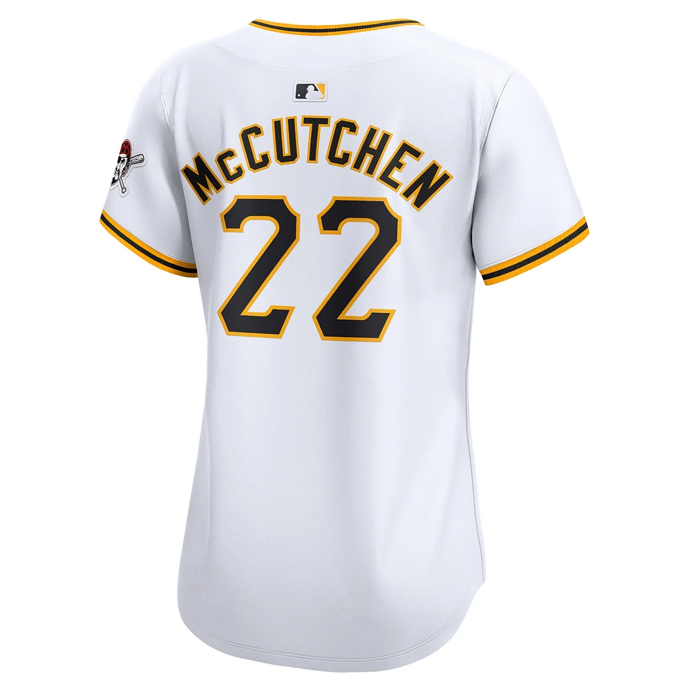 Maillot de joueur Nike Andrew McCutchen blanc Pittsburgh Pirates Home Limited pour femme