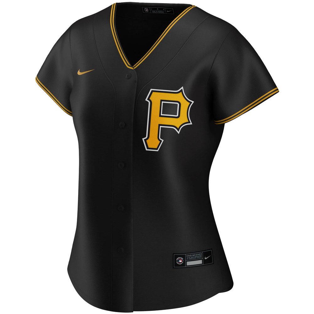 Women's Pittsburgh Pirates Black Plus Size Alternate Replica Team Jersey