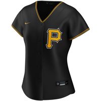 Women's Nike Black Pittsburgh Pirates Alternate Replica Team - Jersey