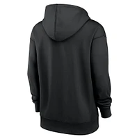 Women's Nike Black Pittsburgh Pirates Authentic Collection Performance Pullover Hoodie