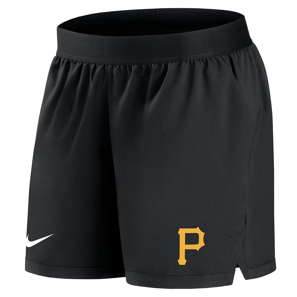 Short Nike Pittsburgh Pirates Authentic Collection Team Performance pour femme - Noir