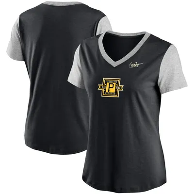 Lids Pittsburgh Pirates Nike Women's Logo Local Nickname T-Shirt - Black