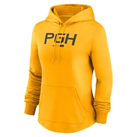 Women's Nike  Gold Pittsburgh Pirates City Connect Pregame Performance Pullover Hoodie