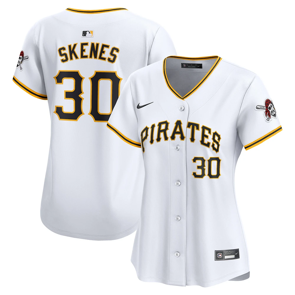 Maillot de joueur Nike Paul Skenes blanc Pittsburgh Pirates Home Limited pour femme