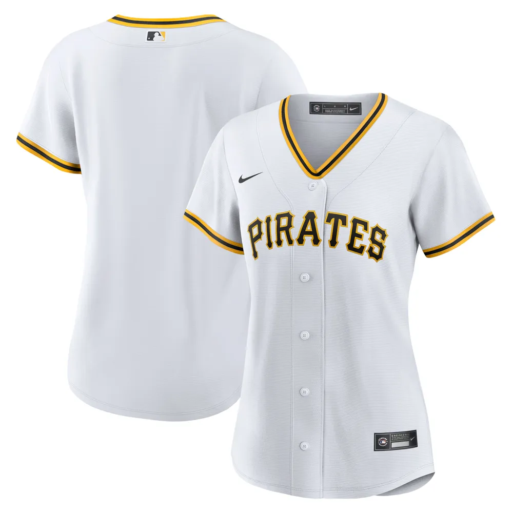 Lids Pittsburgh Pirates Nike Women's Home Blank Replica Jersey - White