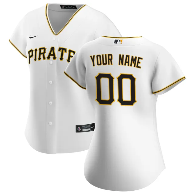 Pittsburgh Pirates Nike Home Authentic Custom Jersey - White