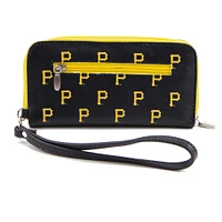 Women's Pittsburgh Pirates Zip-Around Wristlet Wallet