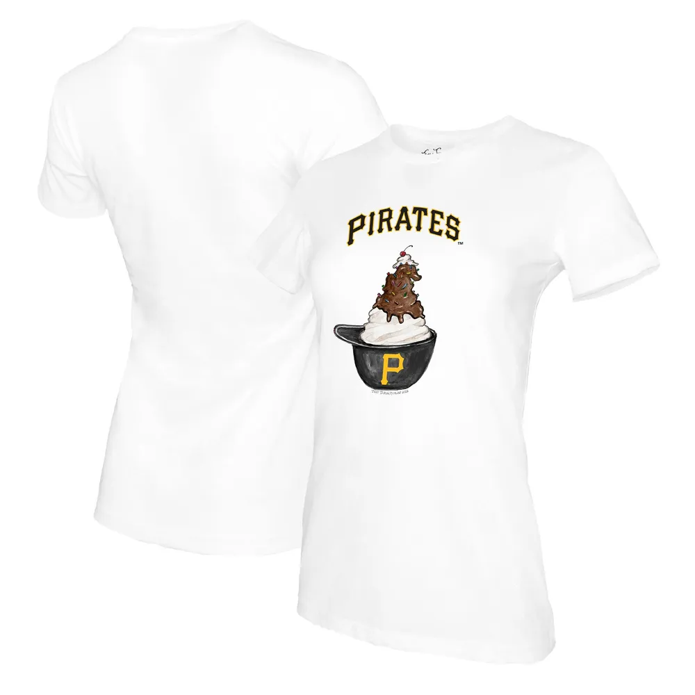 Lids Pittsburgh Pirates Tiny Turnip Women's Sundae Helmet T-Shirt