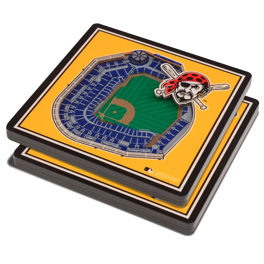 Pittsburgh Pirates 3D StadiumViews Coaster Set