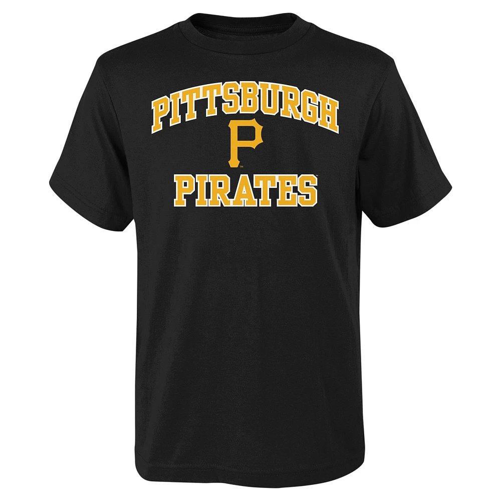 T-shirt noir Heart & Soul des Pirates de Pittsburgh pour jeunes