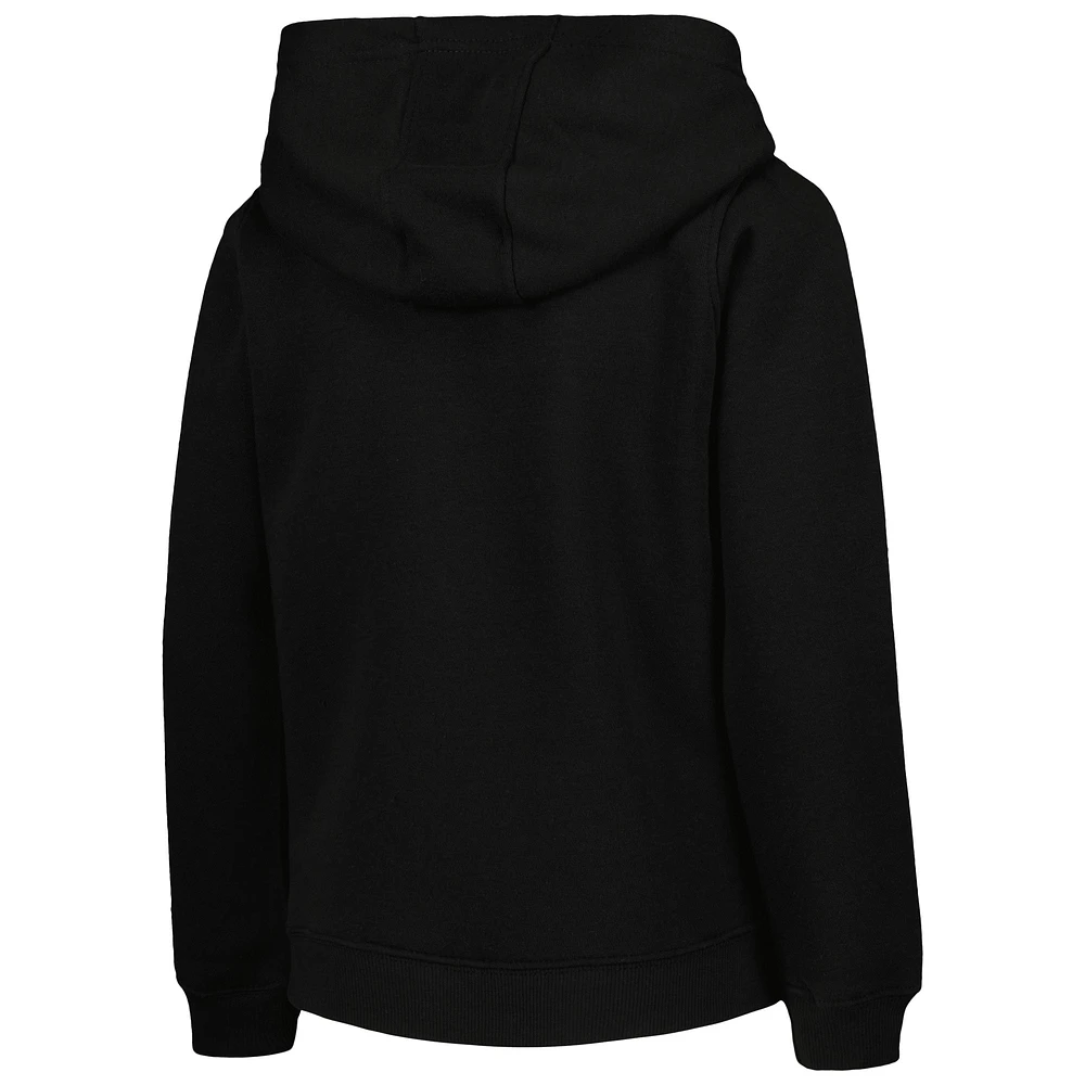 Youth Black Pittsburgh Pirates Team Primary Logo Pullover Hoodie